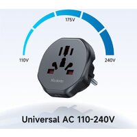 Адаптер McDodo CP-4550 Universal Travel Adapter EU (черный)