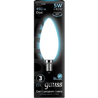 Светодиодная лампочка Gauss Filament Candle Opal C35 E14 5 Вт 4100 К 103201205