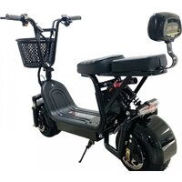 Электроскутер Wolong C1 Pro (чёрный)