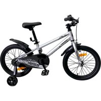 Детский велосипед Nameless Sport 16 2024 16S2-SL/BK (серебристый/черный)
