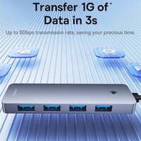 USB-хаб Baseus UltraJoy Series 4-Port Hub B0005280B811-01