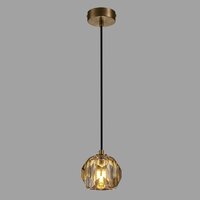 Подвесная люстра Belfast Clifton D3315-1 GL CA (янтарный)