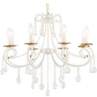 Подвесная люстра Ambrella light TR4917/8 WH/GD