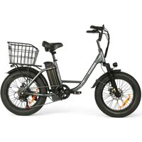 Электровелосипед SameBike FX-500 (серый)
