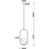 Подвесная люстра Arte Lamp Matisse A7745SP-1AB