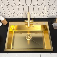 Кухонная мойка ARFEKA ECO AR 700*500 GOLD PVD NANO
