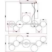 Подвесная люстра Moderli Molly V10789-7P