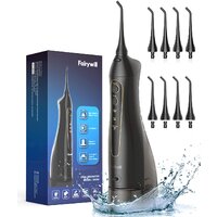 Ирригатор  Fairywill F5020E (черный, 7 насадок)