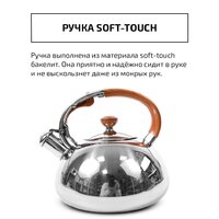 Чайник со свистком TimA WTK178WH