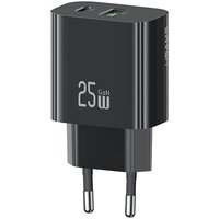 Сетевое зарядное Usams CC315 T65 25W (черный)