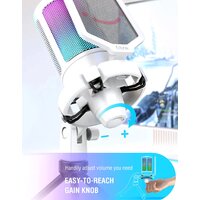 Проводной микрофон FIFINE A6V (белый)