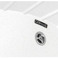 Кухонная мойка Gerhans A02 (белый)