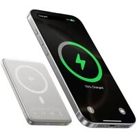 Внешний аккумулятор Baseus PicoGo AM41 Ultra-Slim Qi2 Magnetic Power Bank 10000mAh (титановый)