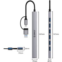 USB-хаб Orico YSA2-U3-GY-BP
