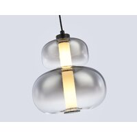 Подвесная люстра Ambrella light LH11052 BK/SM (черный/дымчатый)
