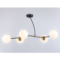 Люстра средней высоты Ambrella light Traditional TR2548/5 BK/SB