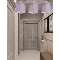 Люстра средней высоты Mirastyle MH-10096/3 WH+GR