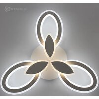 Люстра Estares Aurora Double 60W 3F-575x80-WHITE/WHITE-220-IP20