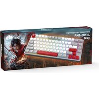Клавиатура Ritmix RKB-681BL (серый/белый)
