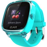 Детские умные часы Elari KidPhone Fresh 4G (бирюзовый)