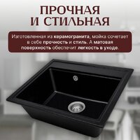 Кухонная мойка Saniteco Mare (оникс)