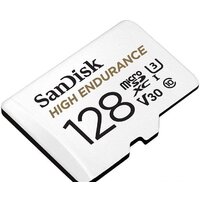 Карта памяти SanDisk High Endurance microSDXC SDSQQNR-128G-GN6IA 128GB (с адаптером)