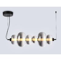 Подвесная люстра PROxSON LH11072 BK/SM (черный/дымчатый)