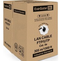 Кабель ExeGate UTP4-C5e-CU-S24-OUT-PE-BK-305 UTP