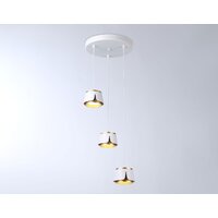 Подвесная люстра Ambrella light Techno Spot TN71249/3 WH/GD (белый/золото)