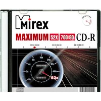 CD-R диск Mirex 700Mb 52x UL120052A8S (1 шт.)
