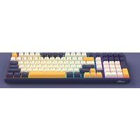 Клавиатура Ritmix RKB-602BL (синий/бежевый)