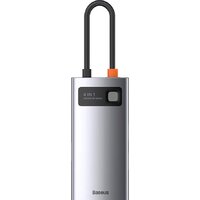 Док-станция Baseus Metal Gleam Series 4 in 1 Multifunctional Type-C CAHUB-CY0G