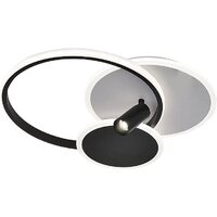 Припотолочная люстра Estares Eclipse 75W 3R 1DL-RC-480x425x130-WHITE/BLACK/WHITE-220-IP20