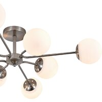 Люстра средней высоты Escada 150008/8R ES0000070 (Satin Nickel)