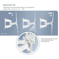 Кронштейн для телевизора Onkron M5 (белый)