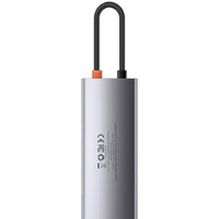 Док-станция Baseus Metal Gleam Series 6-in-1 Multifunctional USB Type C CAHUB-CW0G