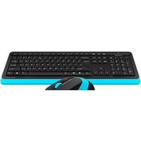 Офисный набор A4Tech Fstyler FG1010 (черный/синий)
