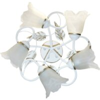 Припотолочная люстра Элетех Бонни 151 НПБ 01-5х60-153 Е14 1005404782 (белый/золото)