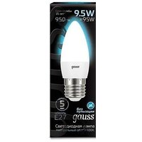 Светодиодная лампочка Gauss LED Candle E27 9.5 Вт 4100 К 103102210