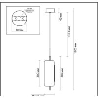 Подвесная люстра Odeon Light Kavia 5003/10L