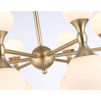 Подвесная люстра PROxSON LH51050/12 GD/FR (золото/белый матовый)