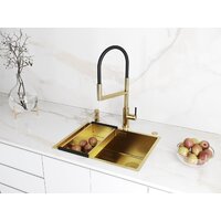 Кухонная мойка Paulmark NEXT-SKEW 58 Uni PM885844-BG (золото/брашированное золото)