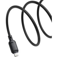Кабель Baseus Silky Series Fast Charging Cable USB Type-A - Lightning (1 м, черный)