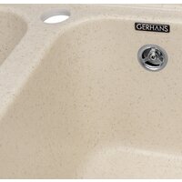 Кухонная мойка Gerhans C02 (бежевый)