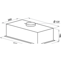 Кухонная вытяжка HOMSair Crocus Push 52 Glass (белый)