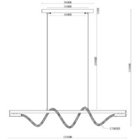 Подвесная люстра Moderli True V10678-PL
