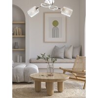 Люстра средней высоты Aitin Pro НПБ 02-2x60-101 6068/2 (белый/золото)