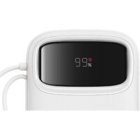 Внешний аккумулятор Baseus Qpow2 Dual-Cable Digital Display Fast Charge Power Bank 22.5W 20000mAh (белый)