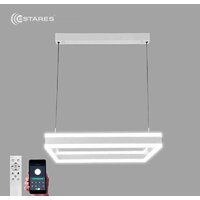 Линейный светильник Estares Stella 100WS-APP-500x500x1200-WHITE/WHITE-220-IP20