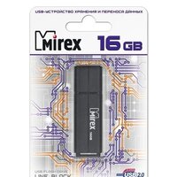 USB Flash Mirex Color Blade Line 16GB (черный) [13600-FMULBK16]